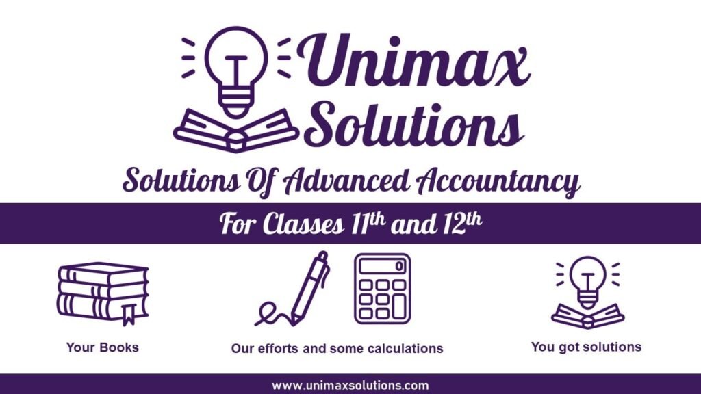 Free Solutions for Unimax Accountancy Books for PSEB